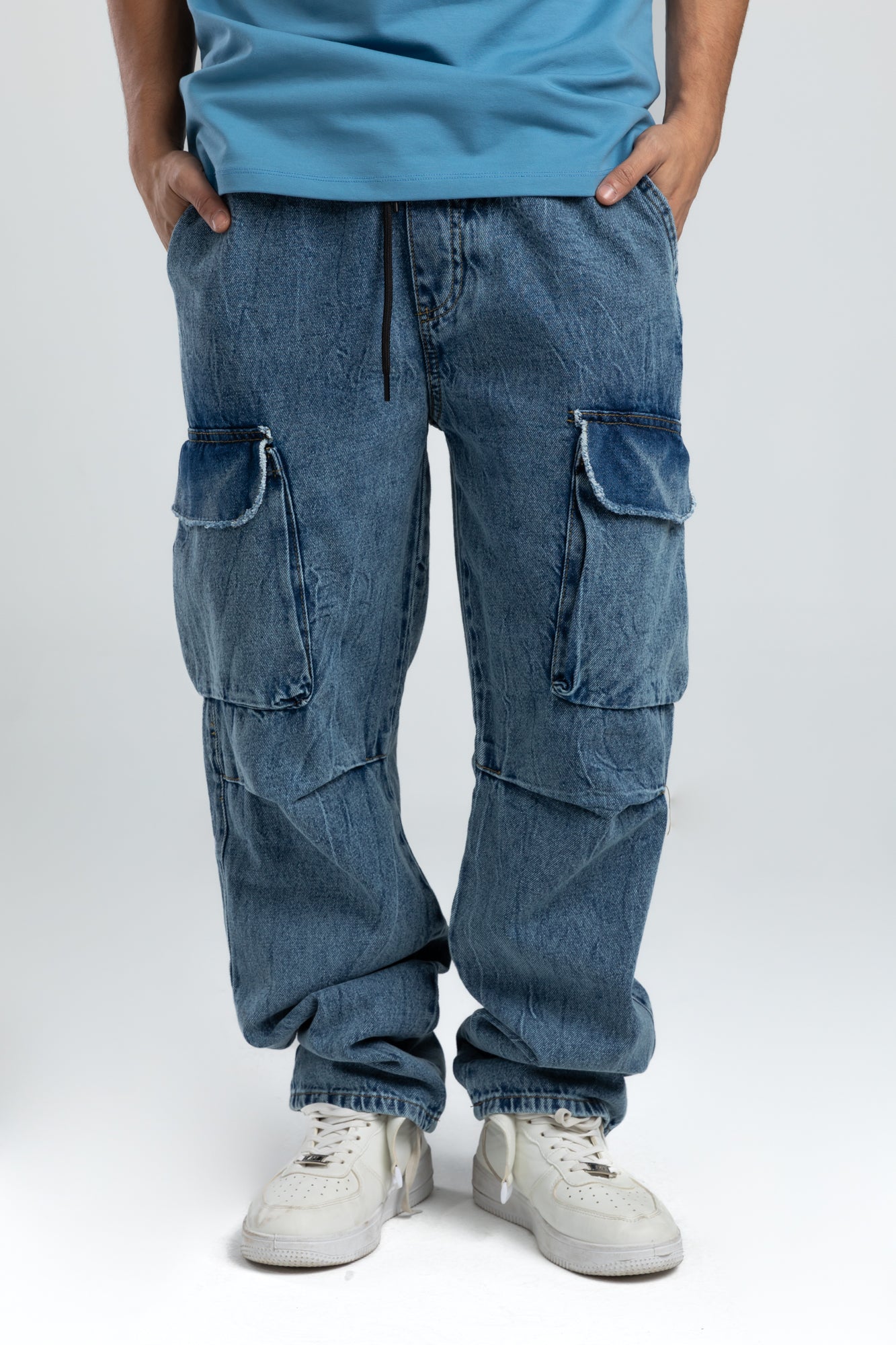 cargo regular fit jeans- 1523