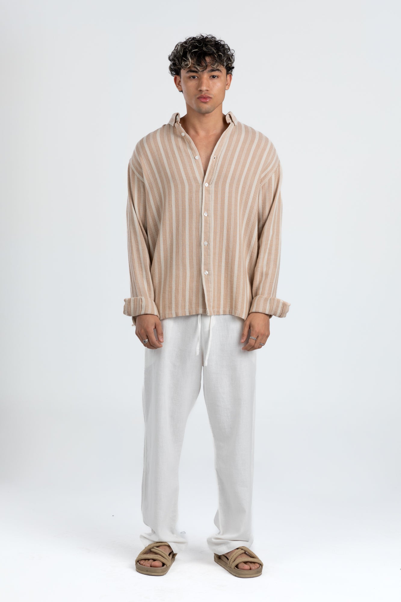 linen sweatpant - 3237