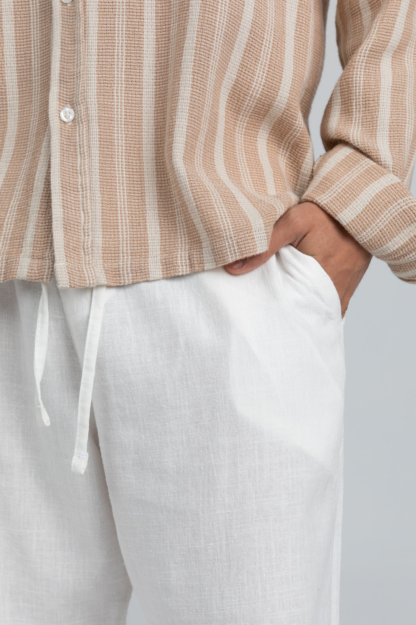 linen sweatpant - 3237