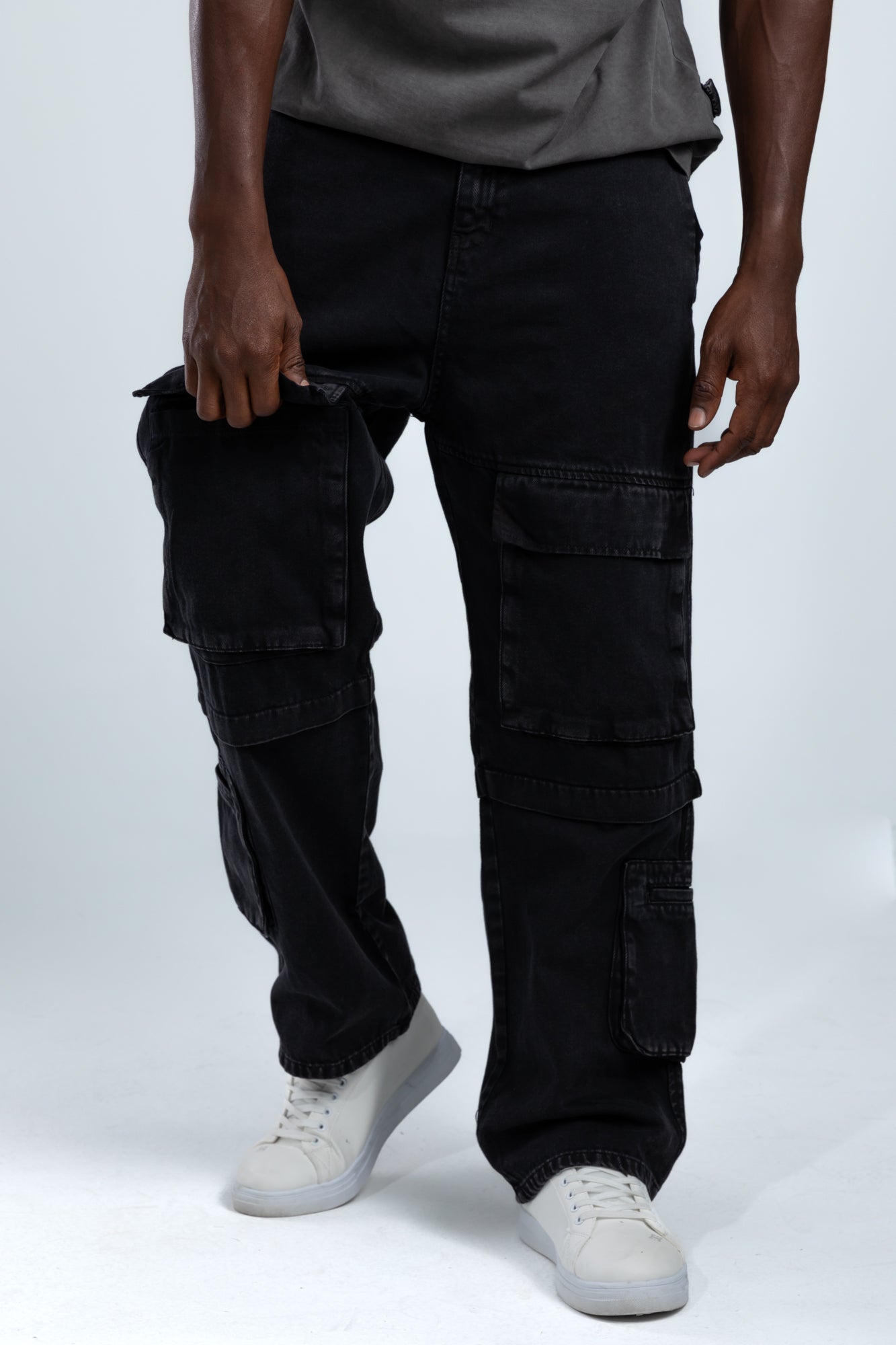 wide leg soft jeans - 2053
