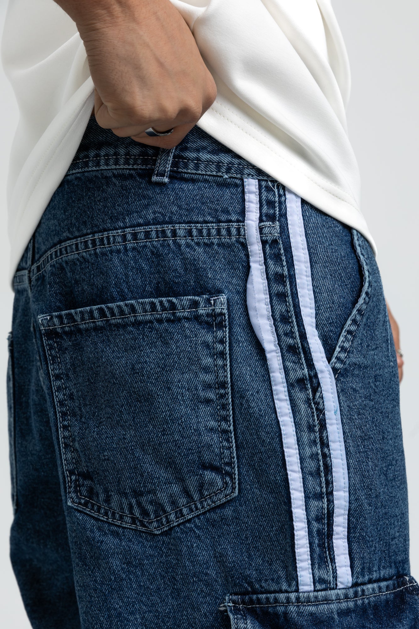 regular fit cargo jeans - 1540