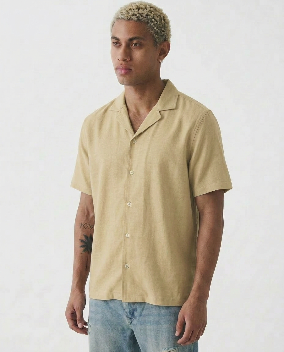 Blend Camp-Collar Shirt