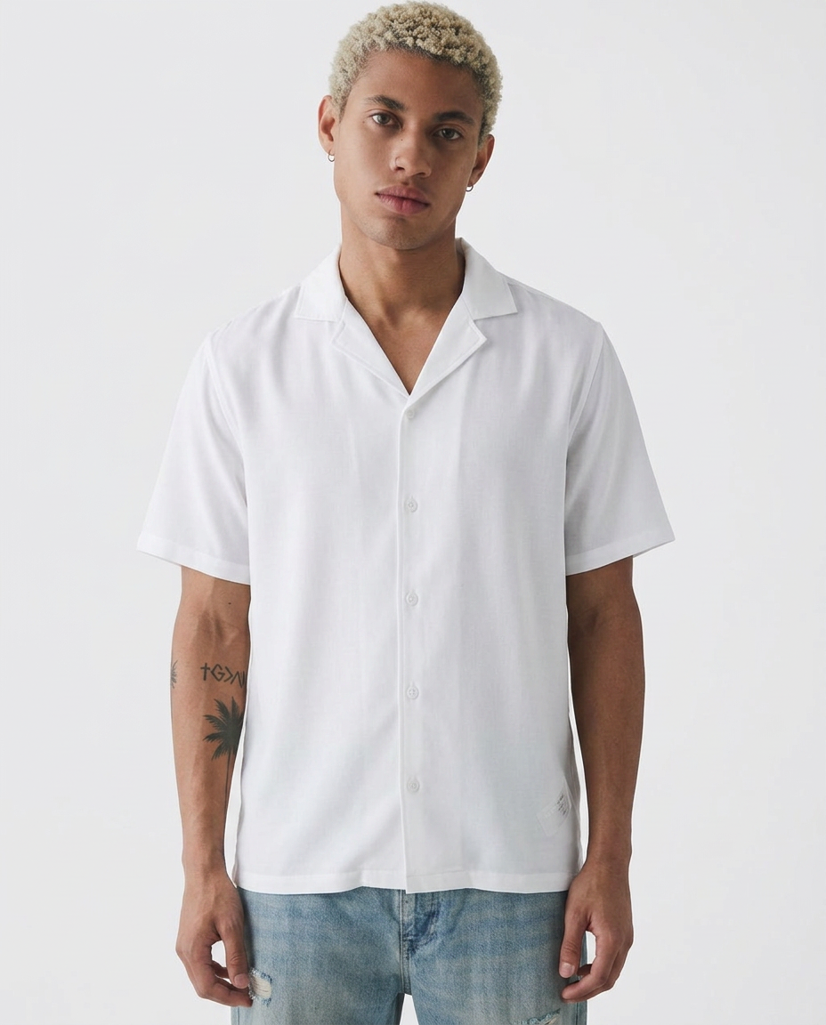 Blend Camp-Collar Shirt