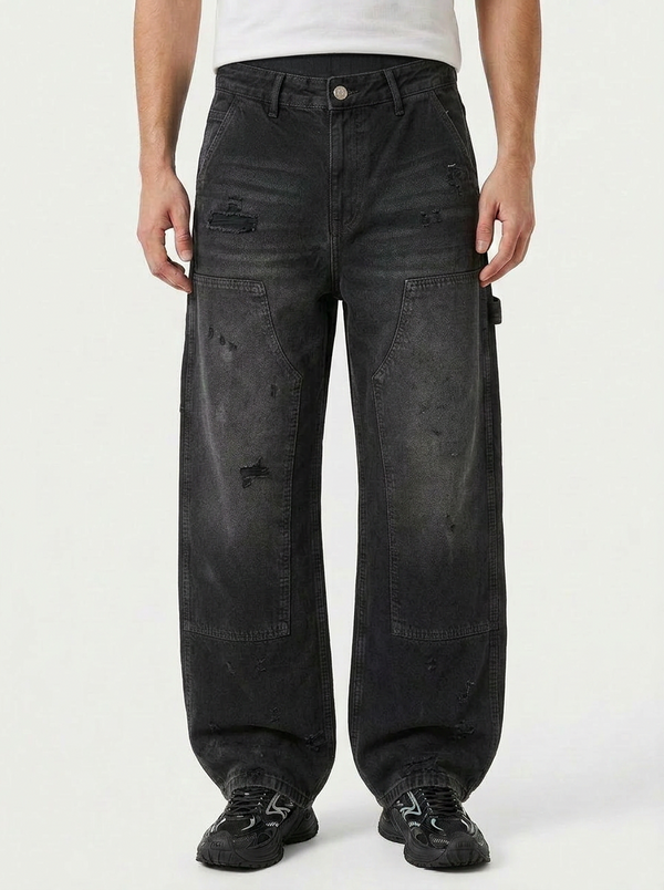 RELAXED FIT CARPENTER POCKET JEANS