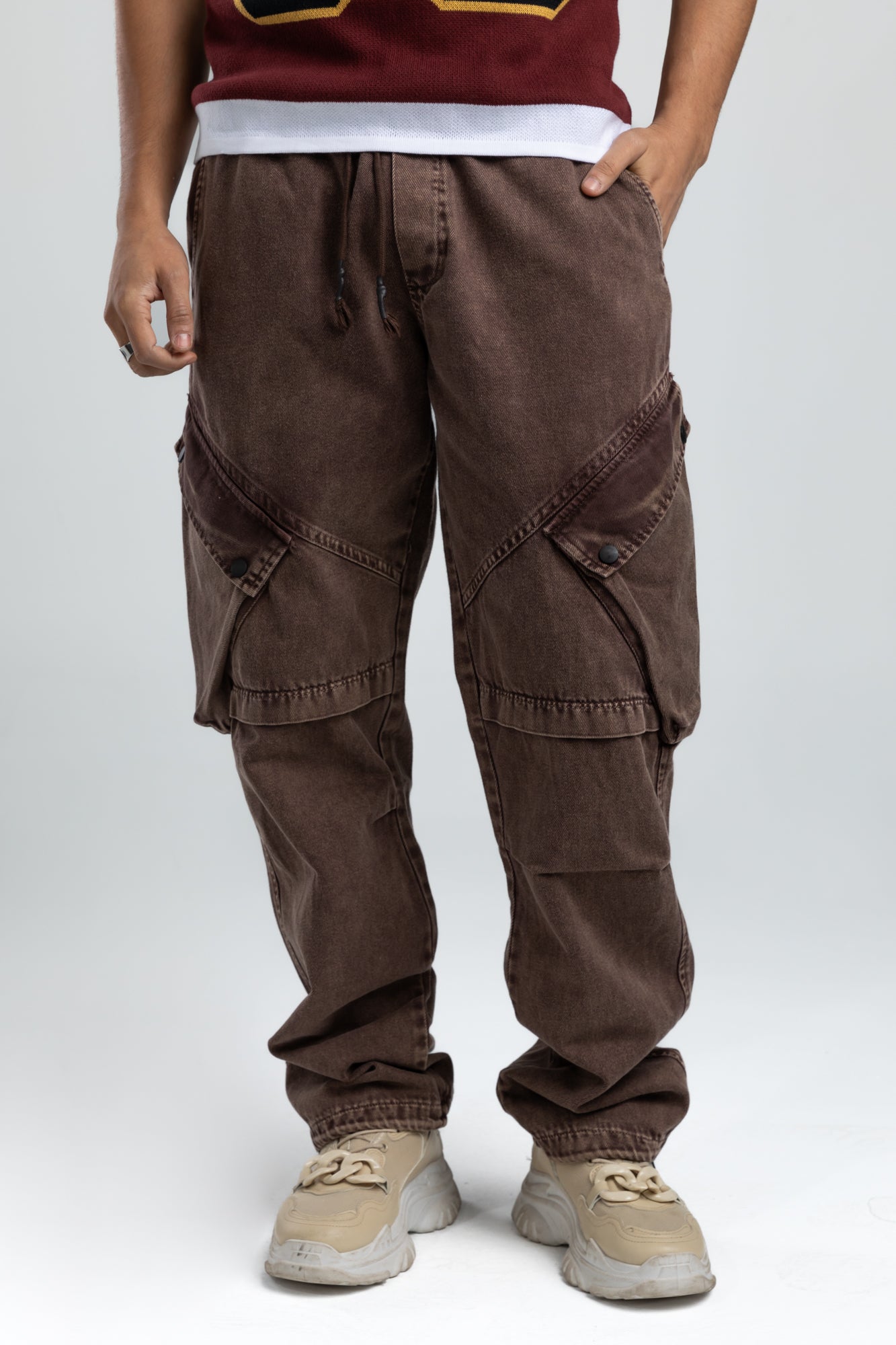 regular fit cargo jeans - 2051