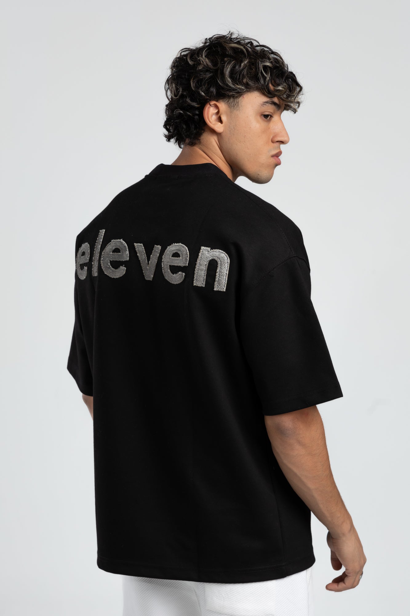 over size printed t-shirt - 7610