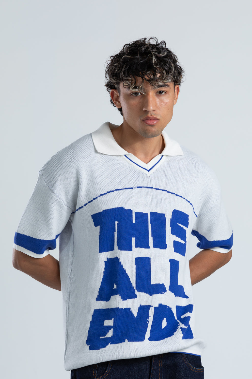 printed polo - 8017