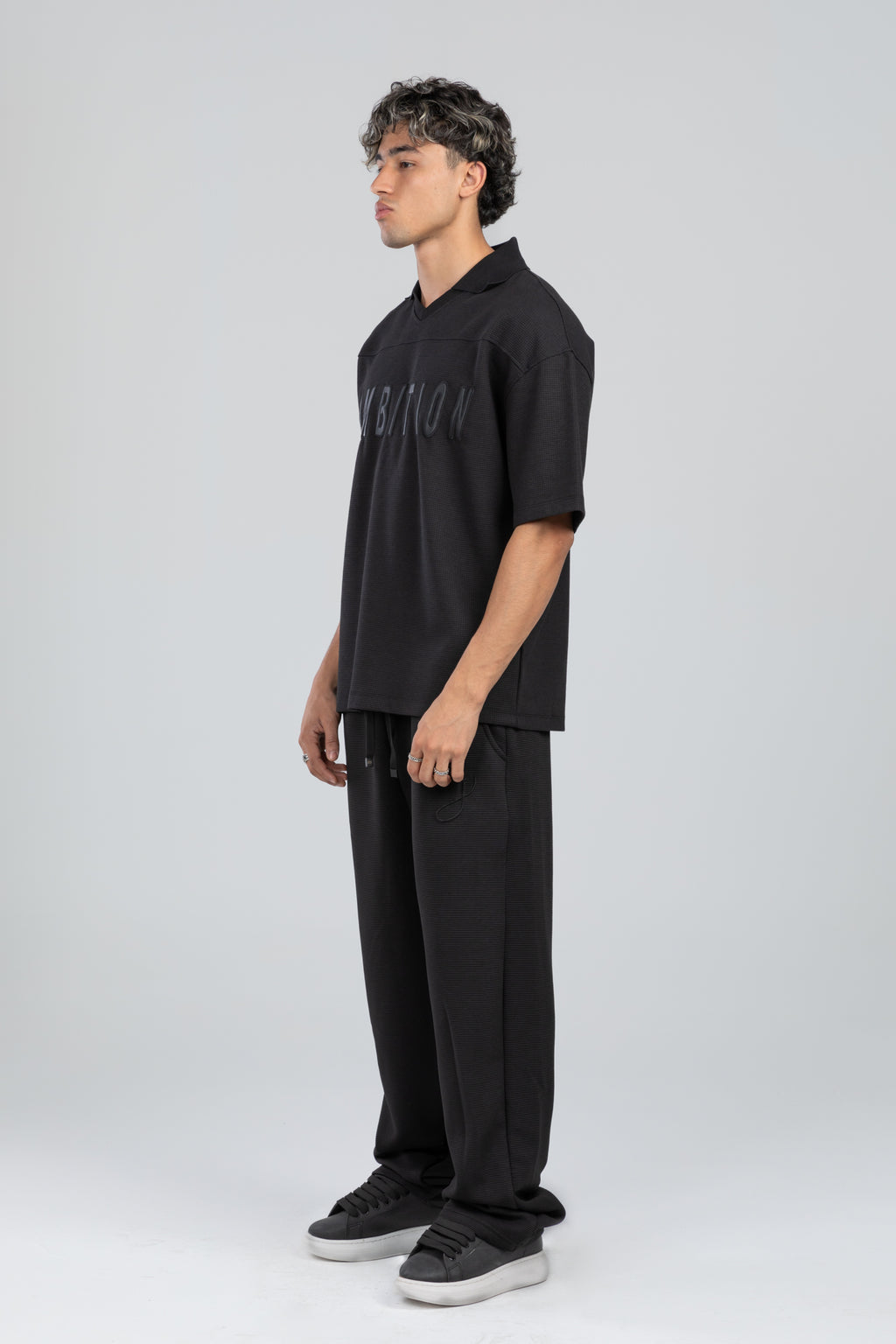 printed polo t-shirt - 8013