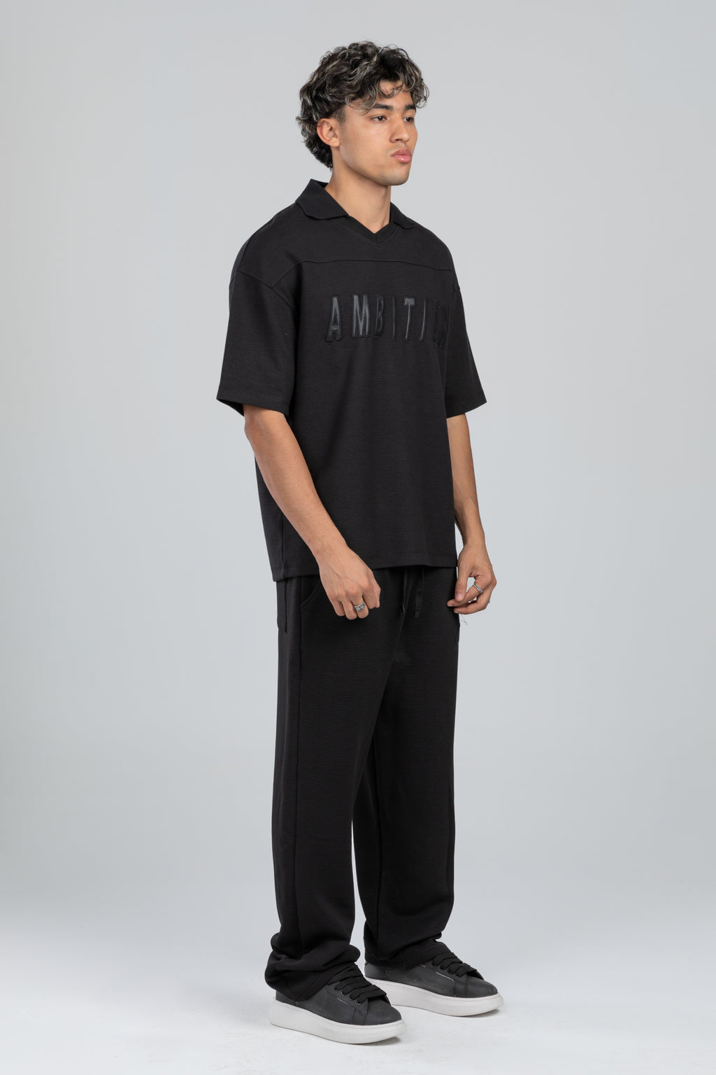 printed polo t-shirt - 8013