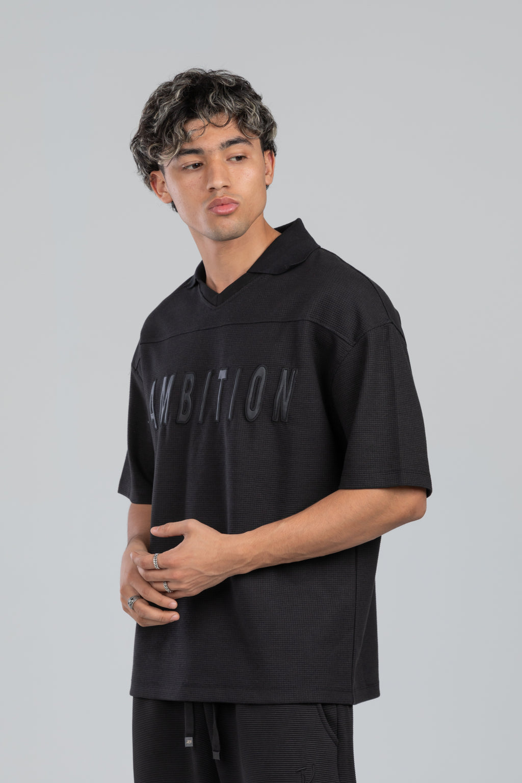 printed polo t-shirt - 8013