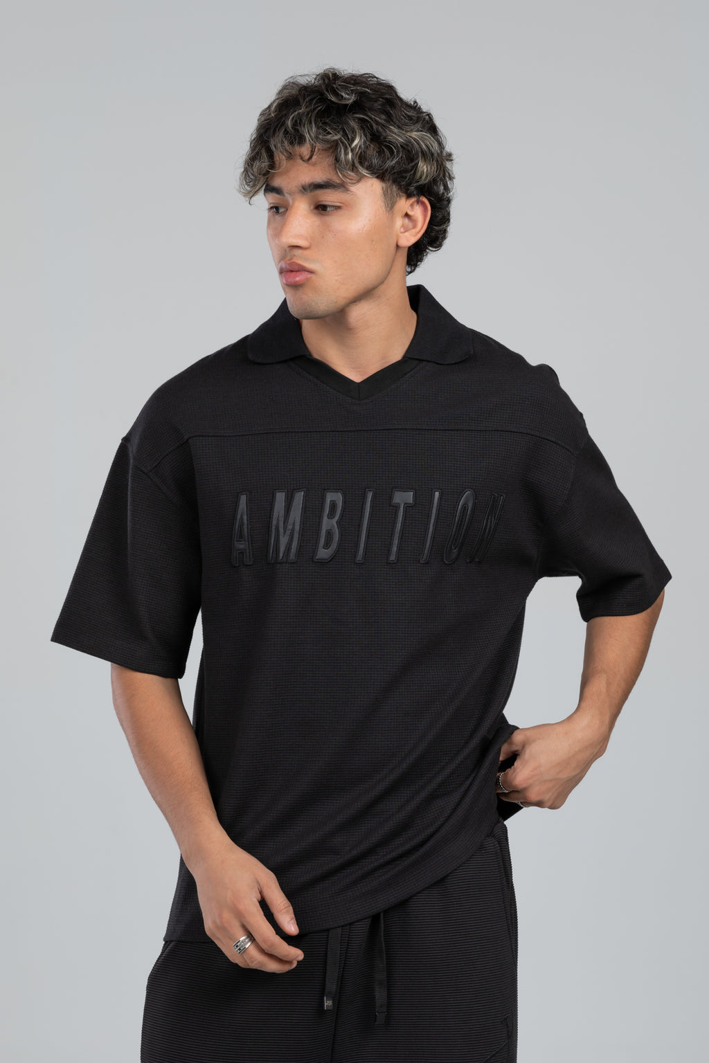printed polo t-shirt - 8013