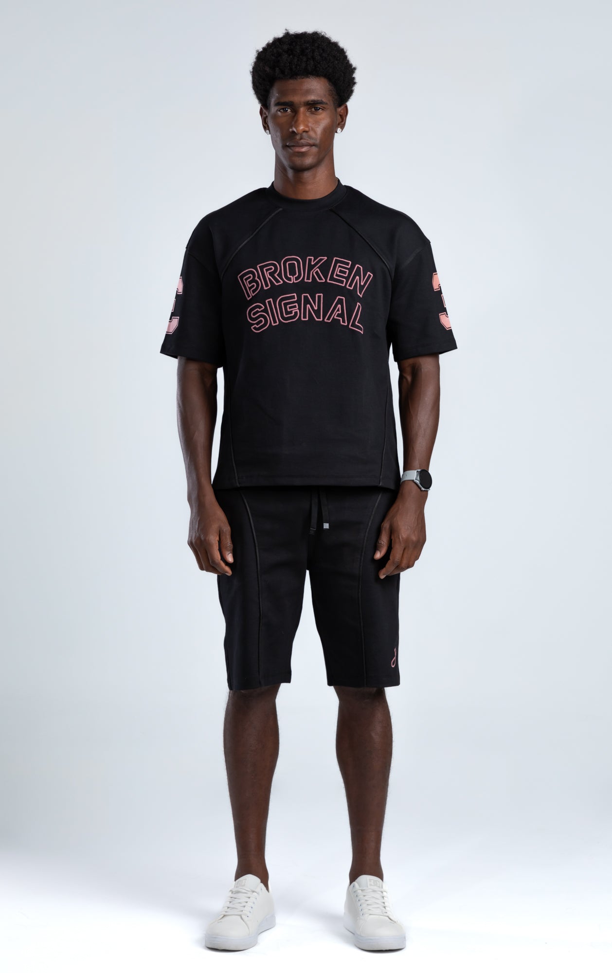 broken signal tee - 7664