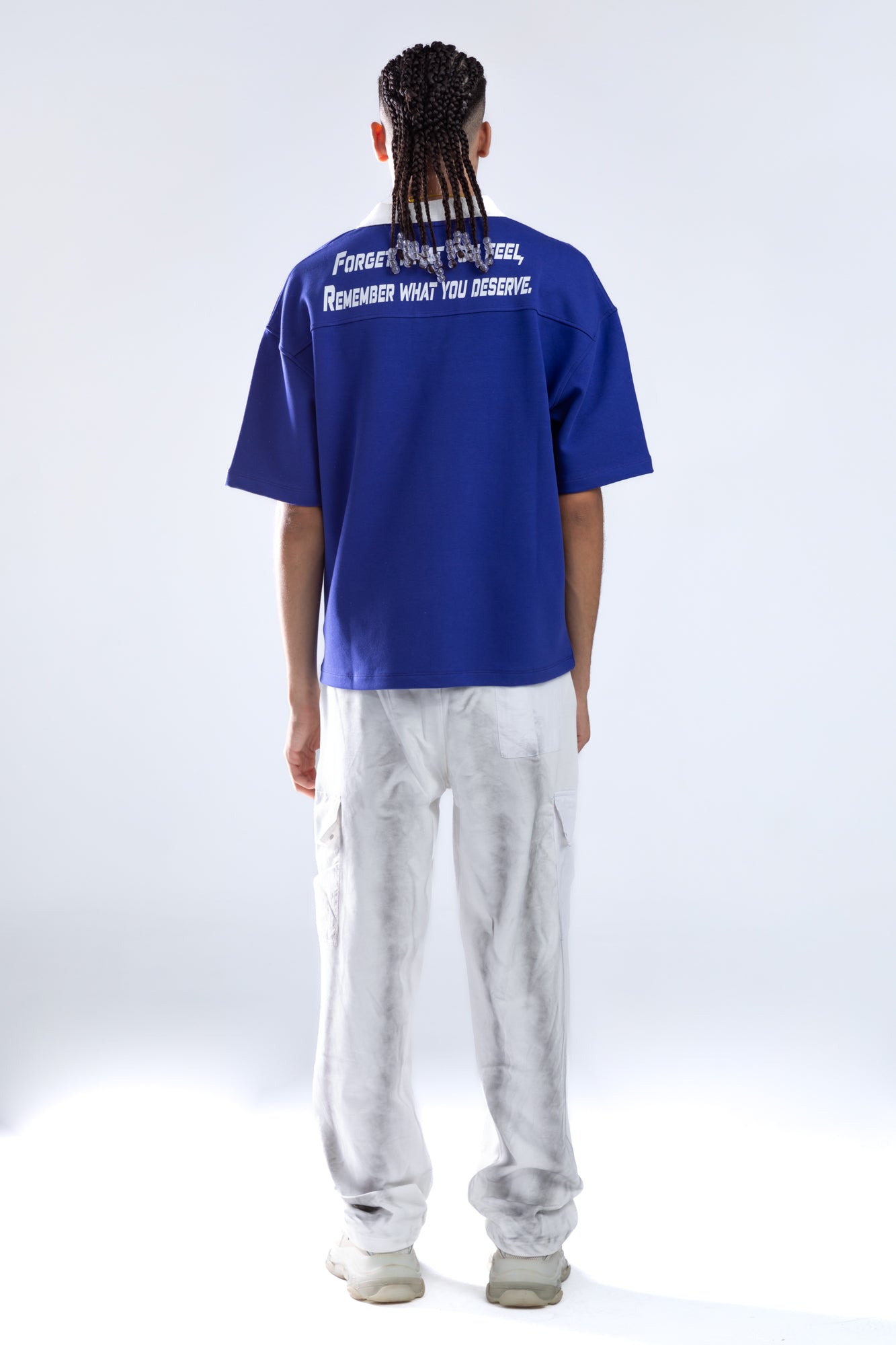 printed polo tee - 7668