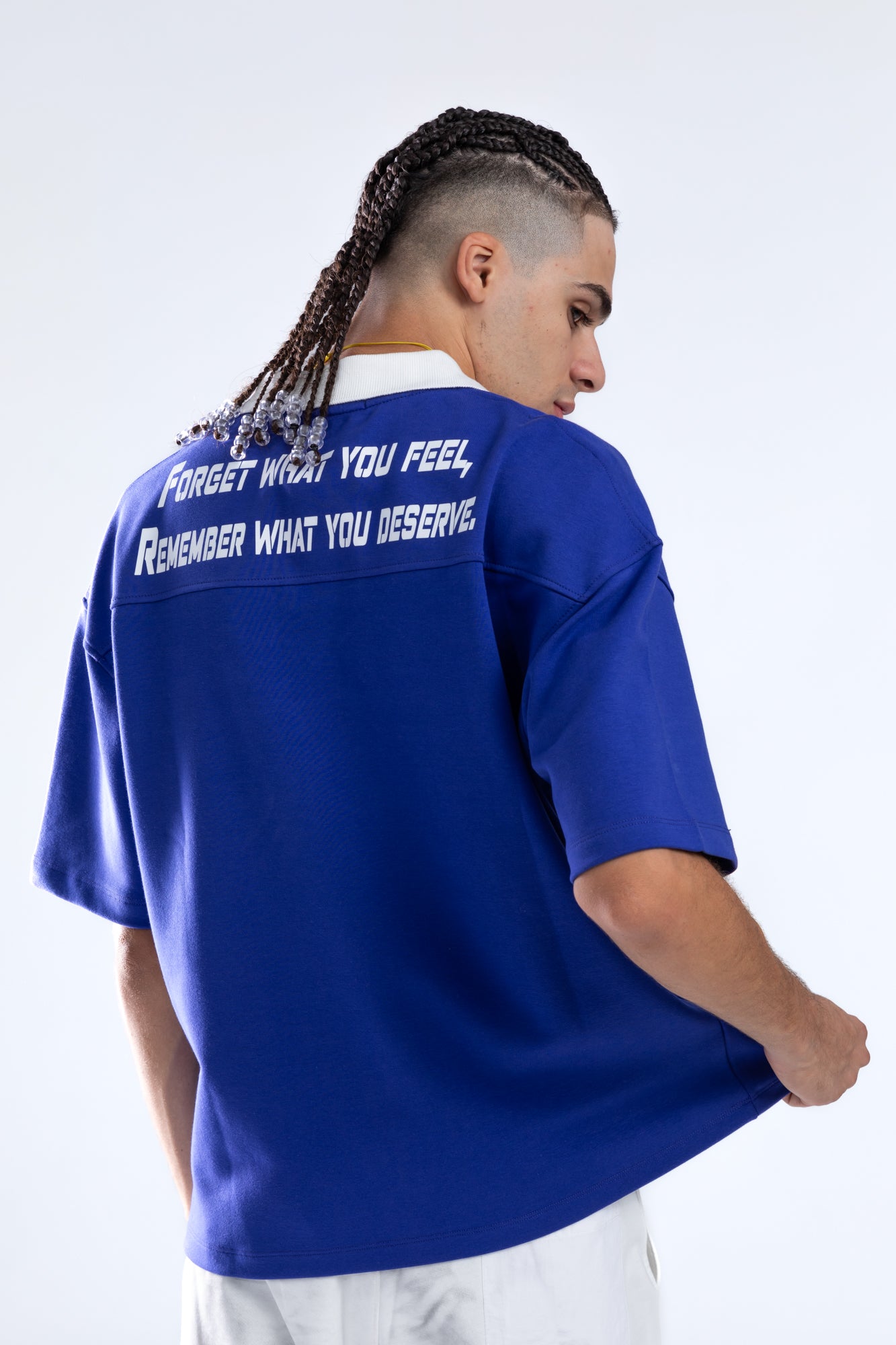 printed polo tee - 7668