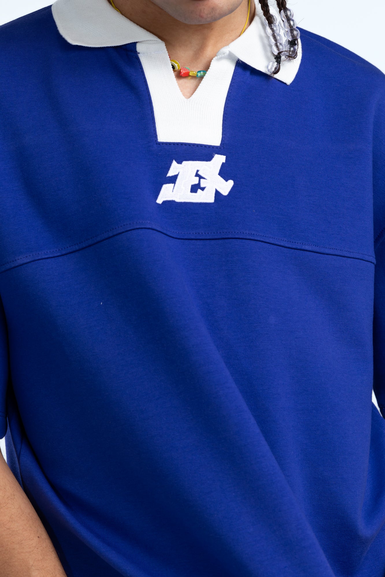 printed polo tee - 7668
