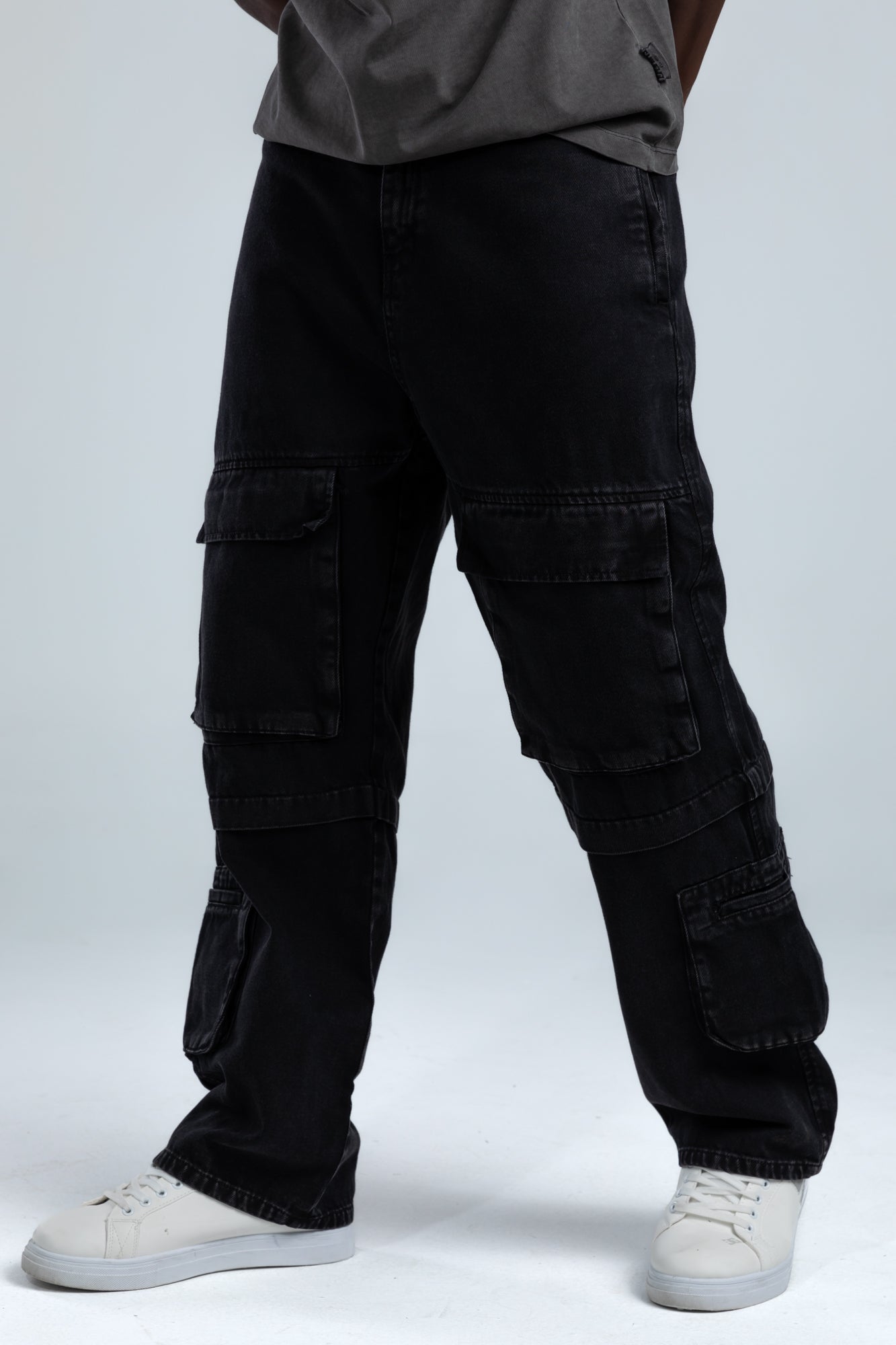 wide leg soft jeans - 2053